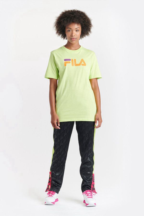 Fila Eagle Graphic Women's Tee - Green/Orange/Purple,NZ 102-2548